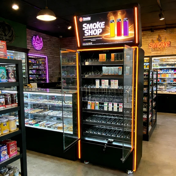 High-capacity vape pusher displays High-capacity vape pusher displays